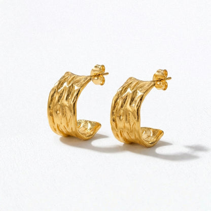 Boucles d'oreilles acier inoxydable Georgia Bellaime