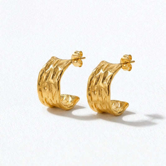 Boucles d'oreilles acier inoxydable Georgia Bellaime