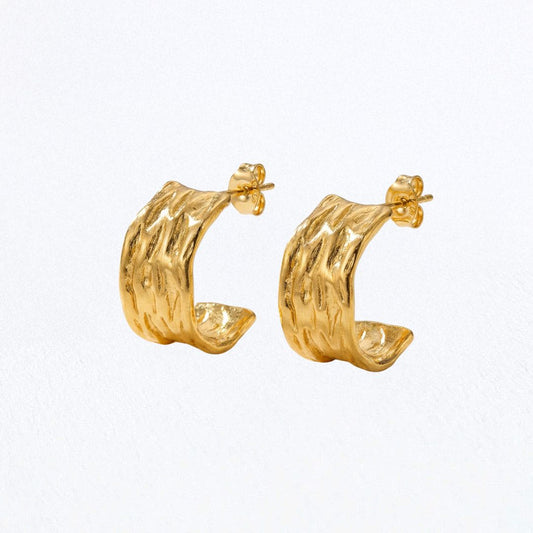 Boucles d'oreilles acier inoxydable Georgia