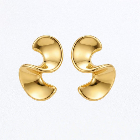 Boucles d'oreilles acier inoxydable Jasmine