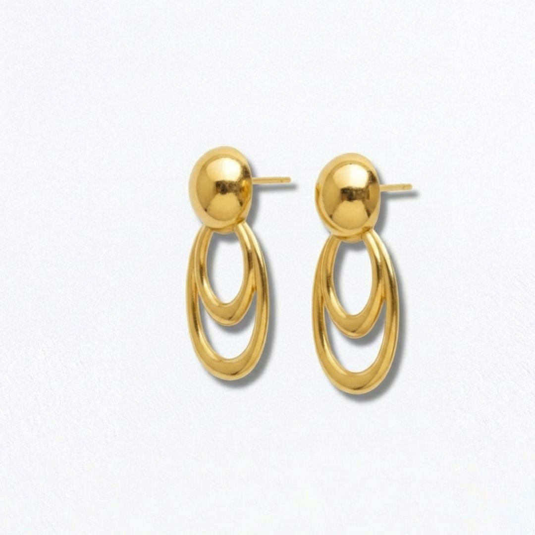 Boucles d'oreilles acier inoxydable Lise 5