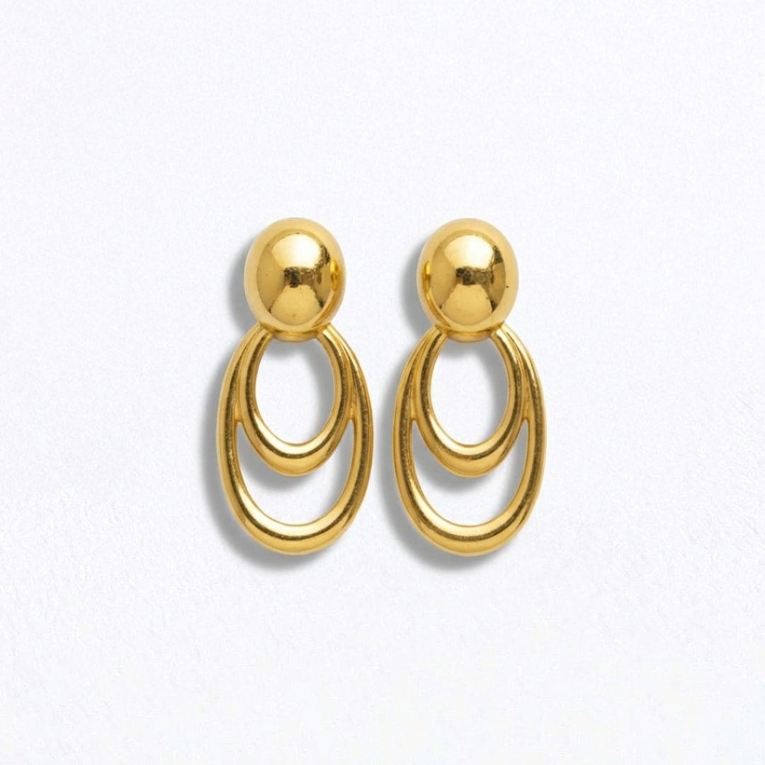 Boucles d'oreilles acier inoxydable Lise