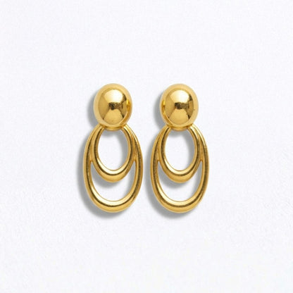 Boucles d'oreilles acier inoxydable Lise