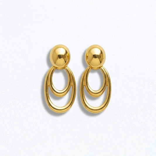 Boucles d'oreilles acier inoxydable Lise