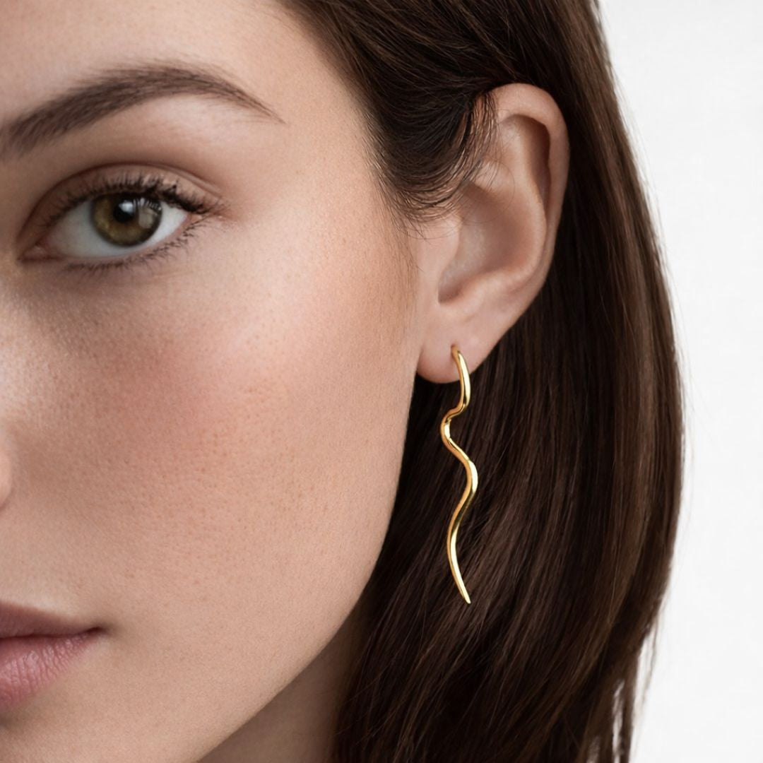 Boucles d'oreilles acier inoxydable Louise Bellaime 2