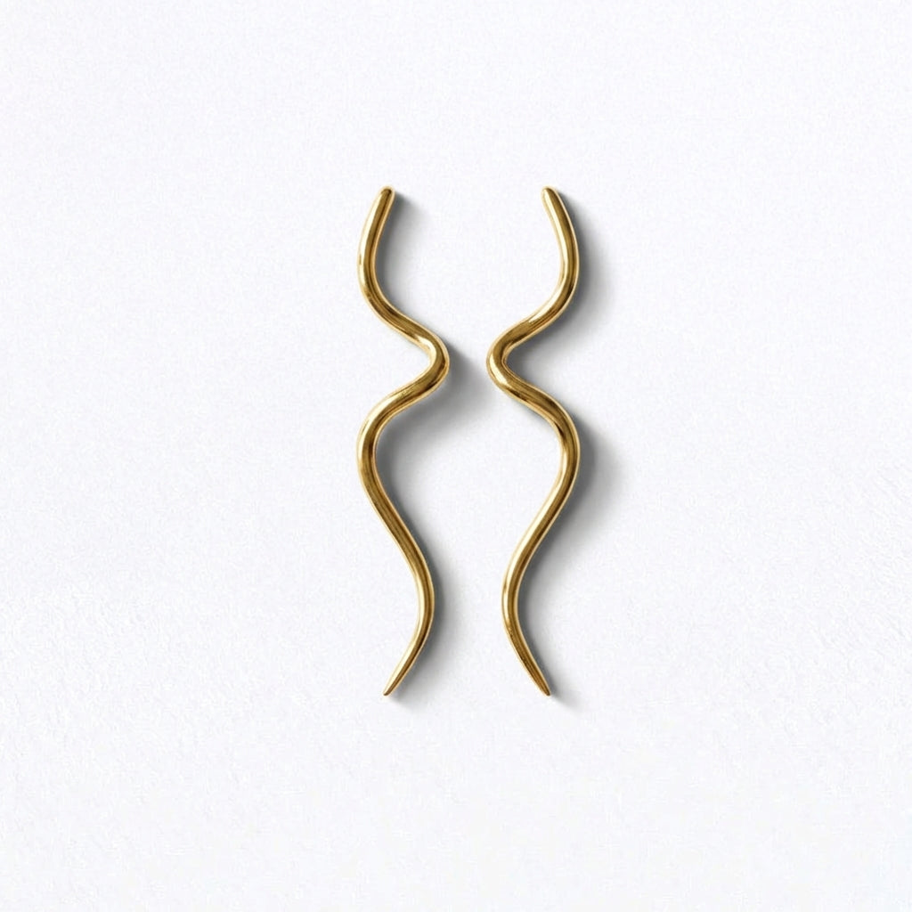 Boucles d'oreilles acier inoxydable Louise Bellaime