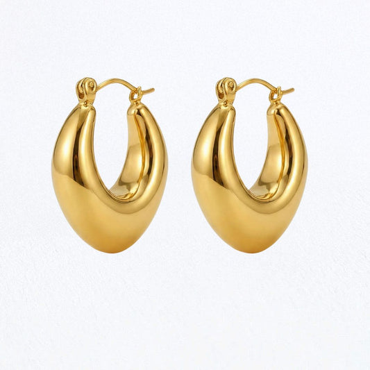 Boucles d'oreilles acier inoxydable Margaux