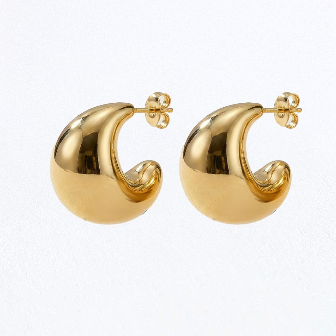 Boucles d'oreilles acier inoxydable Marta