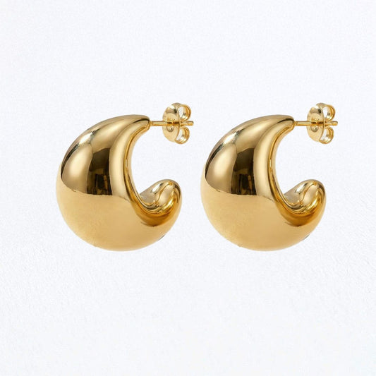 Boucles d'oreilles acier inoxydable Marta