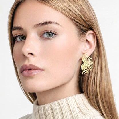 Boucles d'oreilles acier inoxydable Maureen Bellaime 2