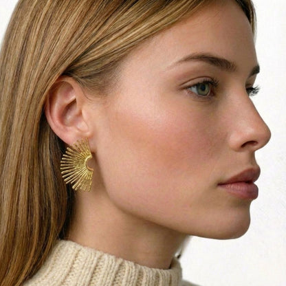 Boucles d'oreilles acier inoxydable Maureen 3