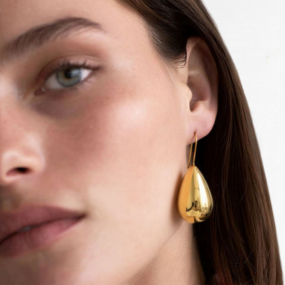 Boucles d'oreilles acier inoxydable or Diane 2