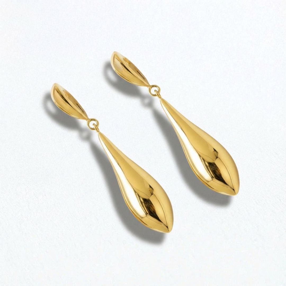 Boucles d'oreilles acier inoxydable or Galia Bellaime 4