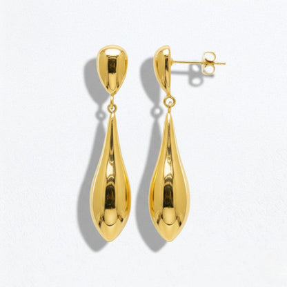 Boucles d'oreilles acier inoxydable or Galia Bellaime 5