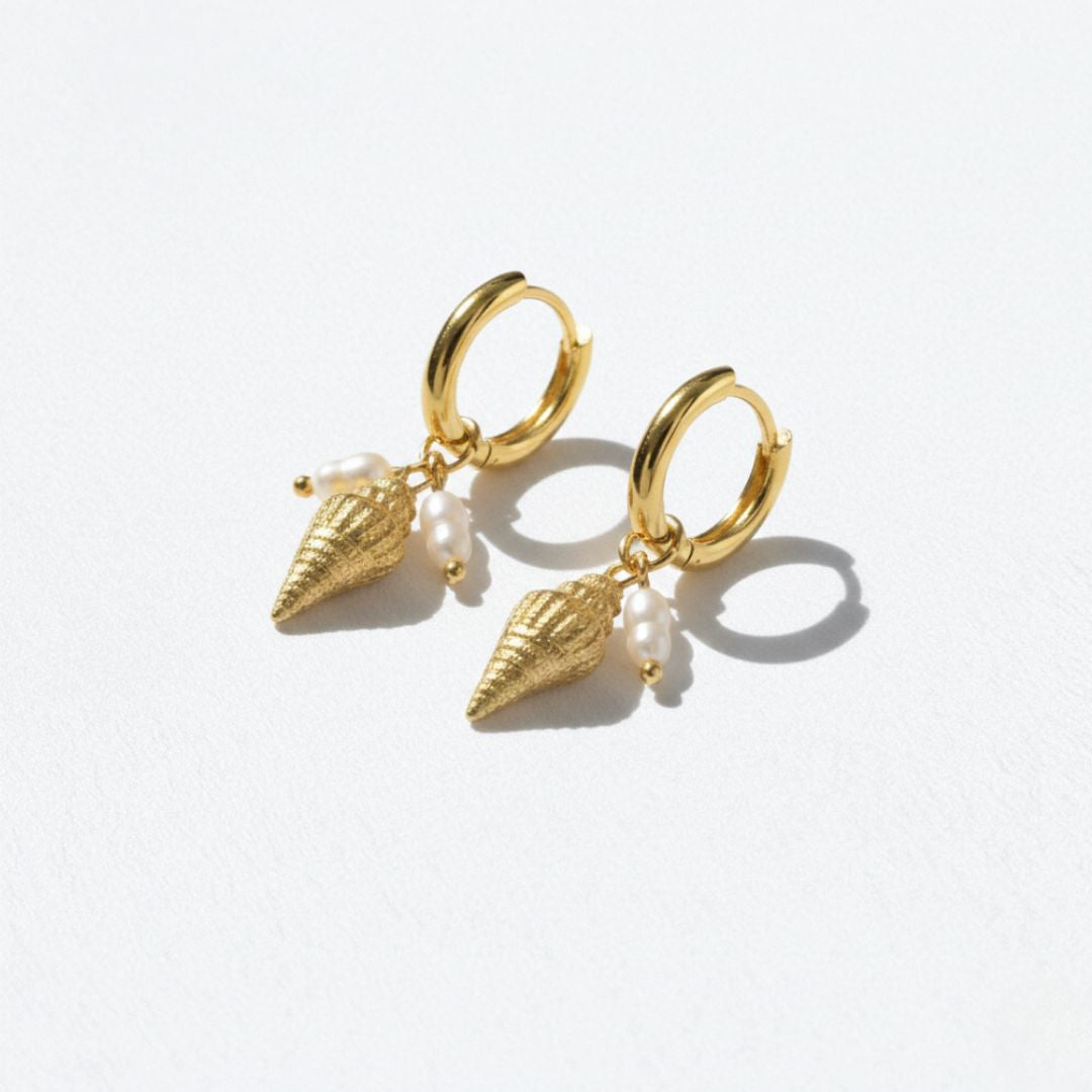 Boucles d'oreilles créoles acier inoxydable Louane Bellaime 4