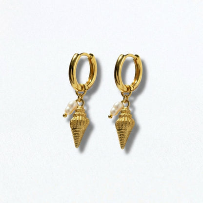 Boucles d'oreilles créoles acier inoxydable Louane Bellaime