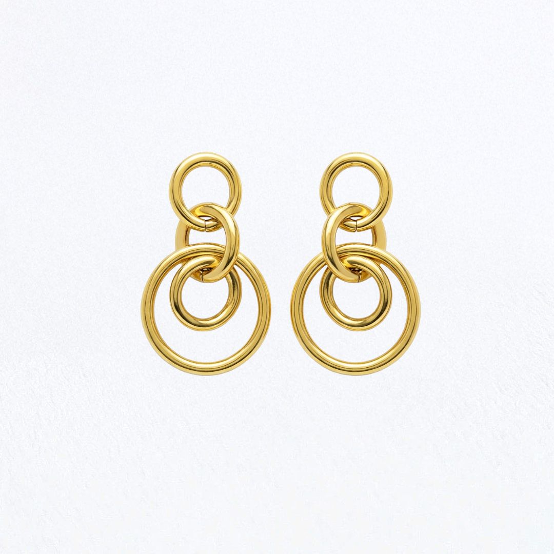 Boucles d'oreilles créoles acier inoxydable Romane Bellaime