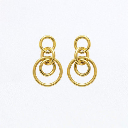 Boucles d'oreilles créoles acier inoxydable Romane Bellaime