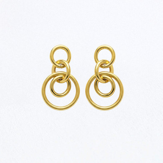 Boucles d'oreilles créoles acier inoxydable Romane Bellaime