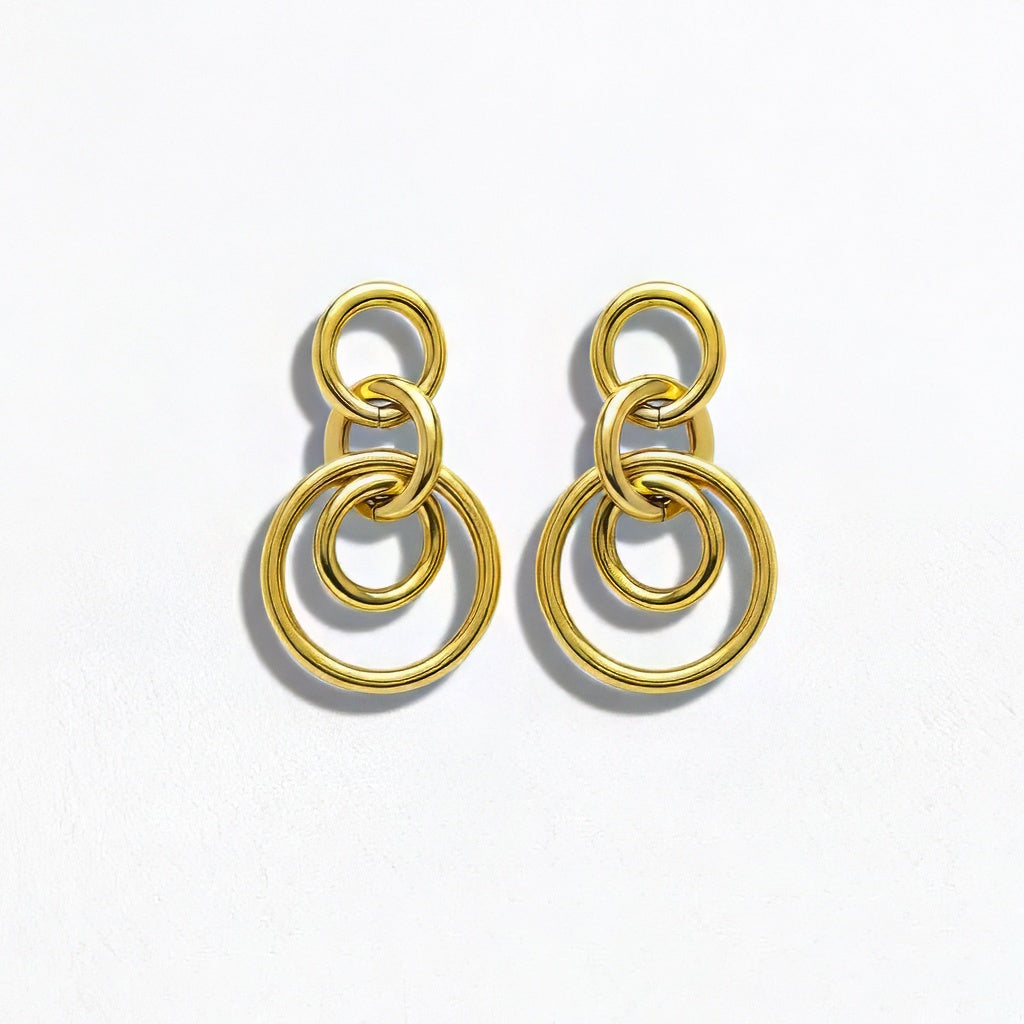 Boucles d'oreilles créoles acier inoxydable Romane Bellaime