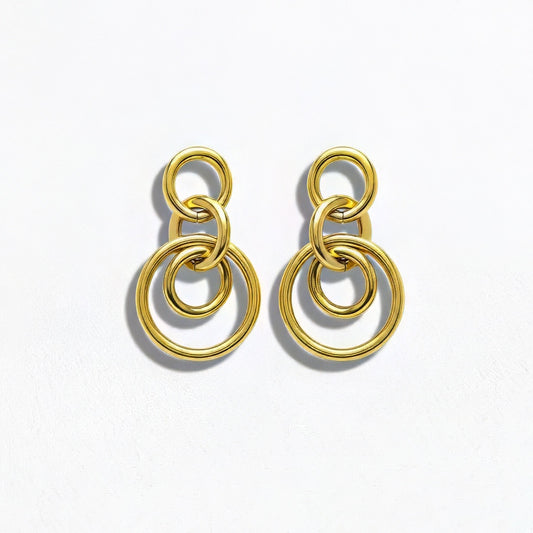 Boucles d'oreilles créoles acier inoxydable Romane Bellaime