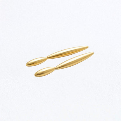 Boucles d'oreilles acier inoxydable or Serena Bellaime 4