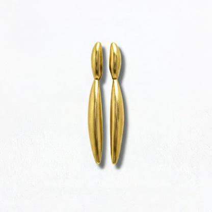 Boucles d'oreilles acier inoxydable or Serena Bellaime