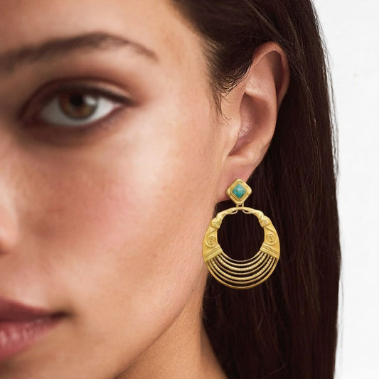 Boucles d'oreilles acier inoxydable Anouk Bellaime 2