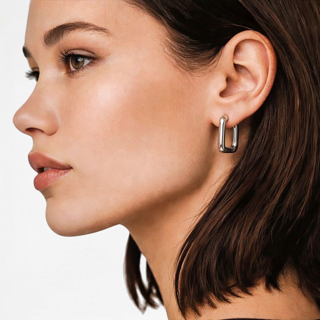 Boucles d'oreilles créoles argent 925 1,3 cm Moove Bellaime 3