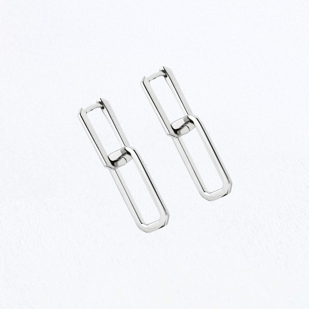 Boucles d'oreilles créoles argent 925 Union Bellaime 4