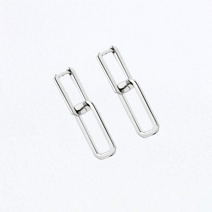 Boucles d'oreilles créoles argent 925 Union Bellaime 4