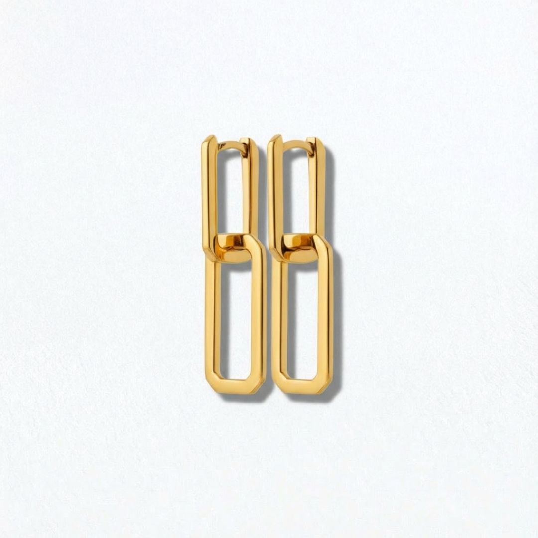 Boucles d'oreilles creole plaqué or 18K 2,5 cm Union Bellaime