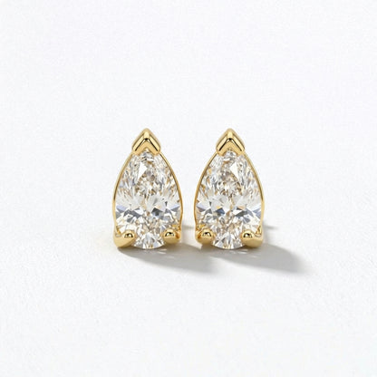 Puces d'Oreilles plaqué or 18K Grace Bellaime