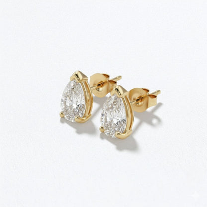 Puces d'Oreilles plaqué or 18K Grace Bellaime 4