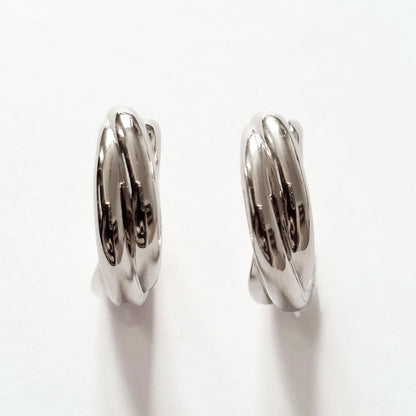 Boucles d'oreilles créoles argent 925 2 cm Bonny Bellaime 4