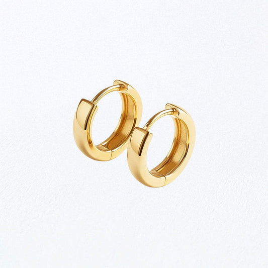 Boucles d'oreilles créoles plaqué or 18K 1,5 cm Buggy Bellaime