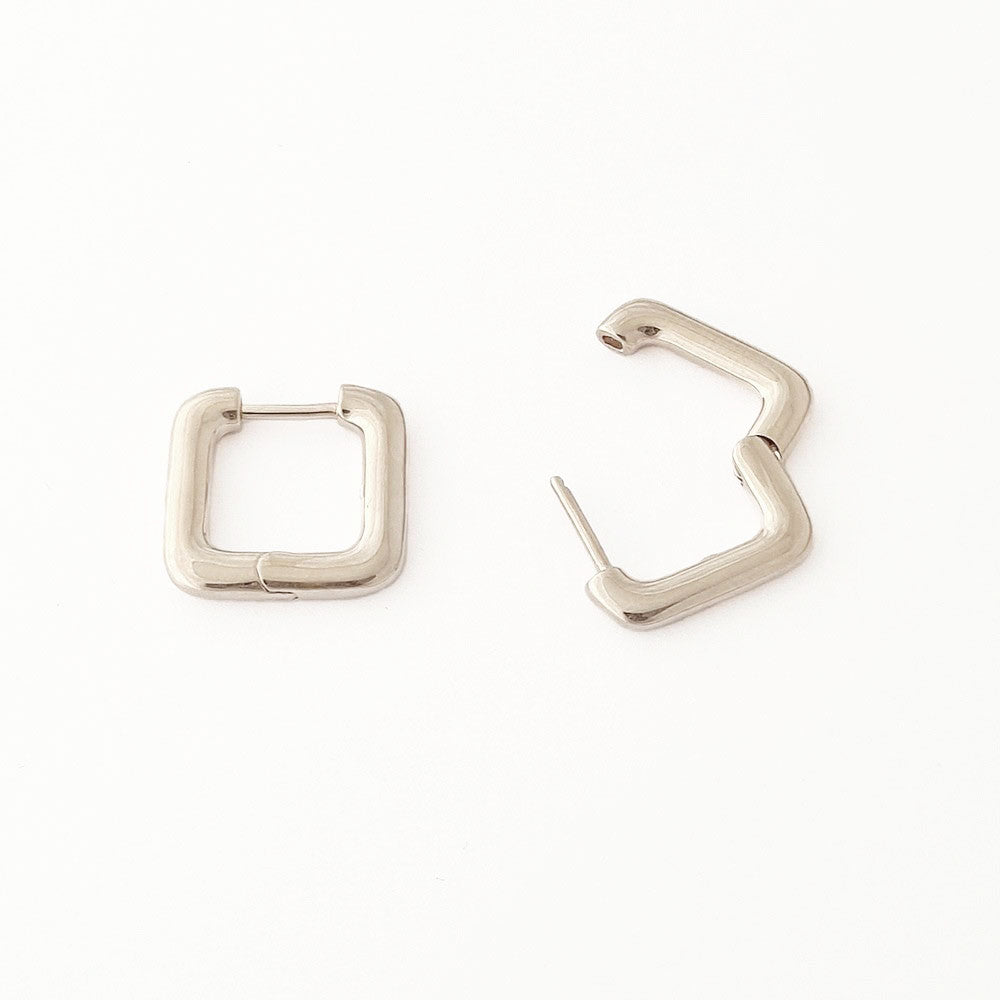 Boucles d'oreilles créoles argent 925 1,3 cm Moove Bellaime 4