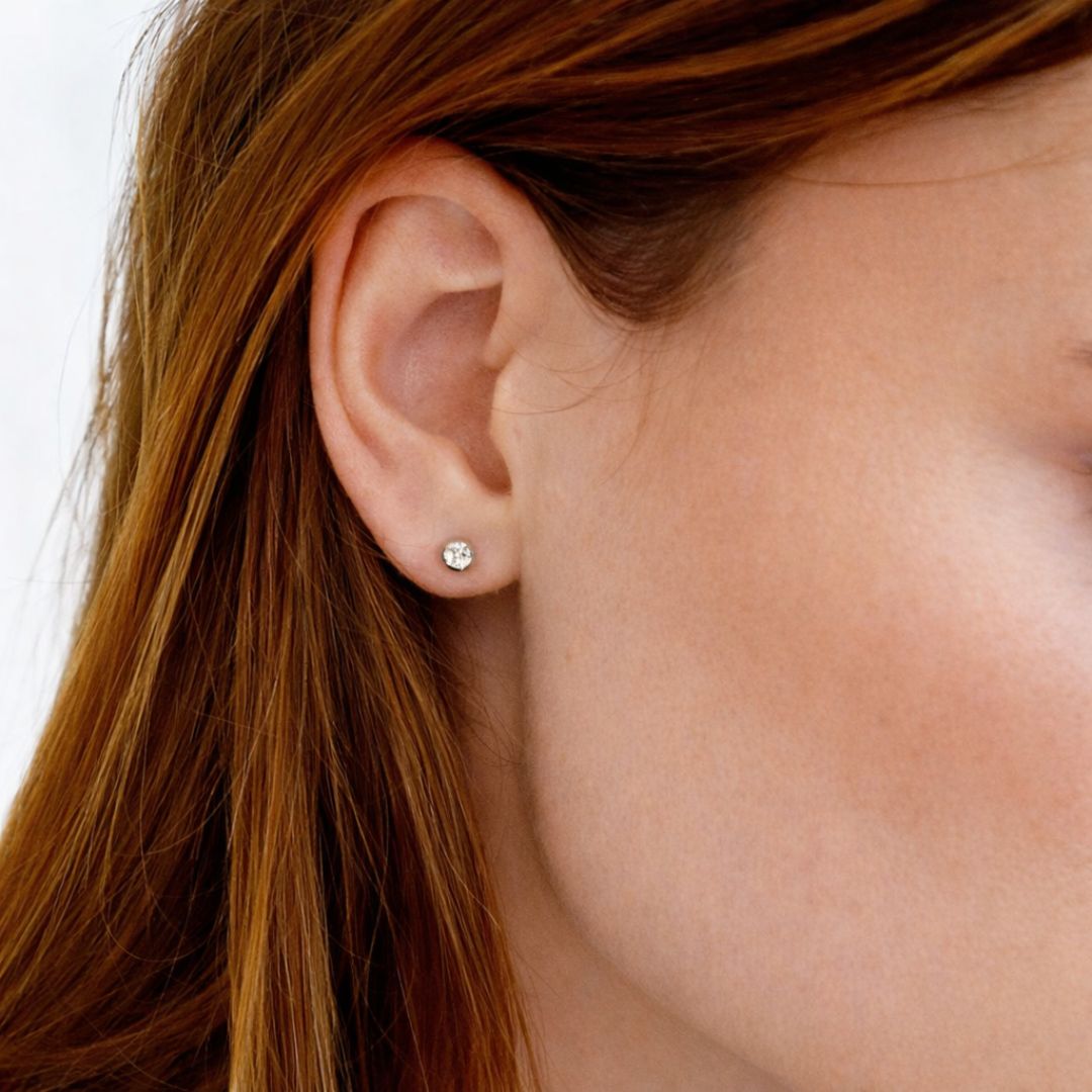 Puces d'oreilles argent 925 Origins Bellaime 2