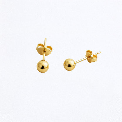 Puces d'oreilles plaqué or 18K Origins Bellaime