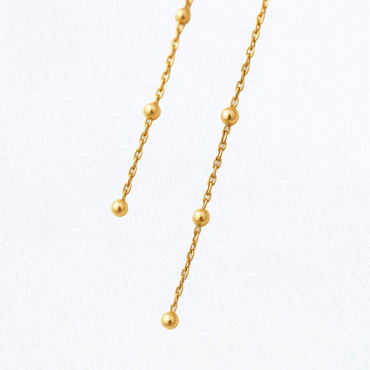 Boucles d'Oreilles Trinity - Plaqué Or 18K