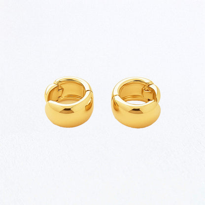Boucles d'Oreilles Voulez-Vous - Créoles Plaqué Or 18K - 2 cm