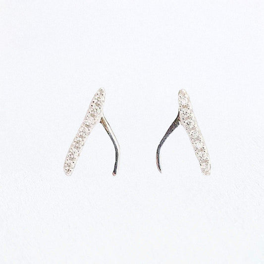 Puces d'Oreilles Yades - Argent 925 Rhodié