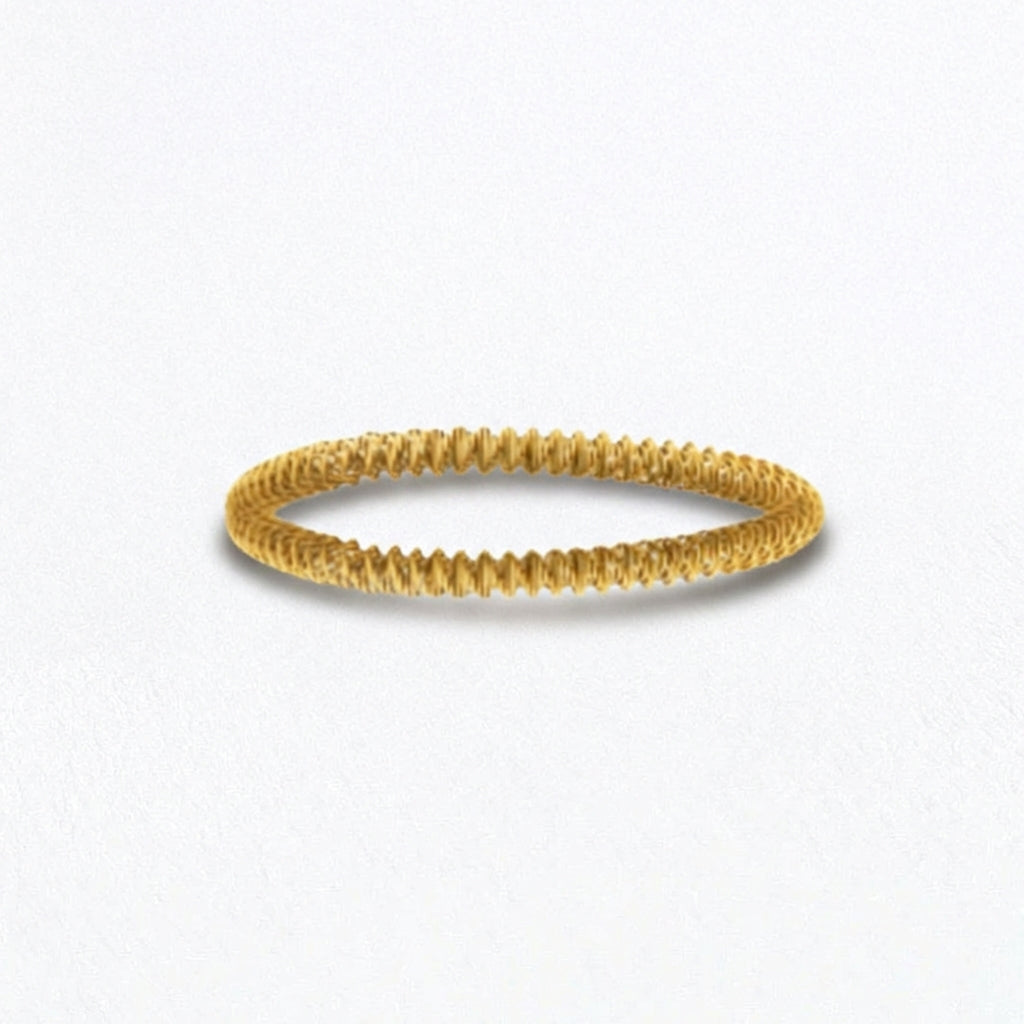 Bracelet acier inoxydable Gold Spiral Bellaime 6