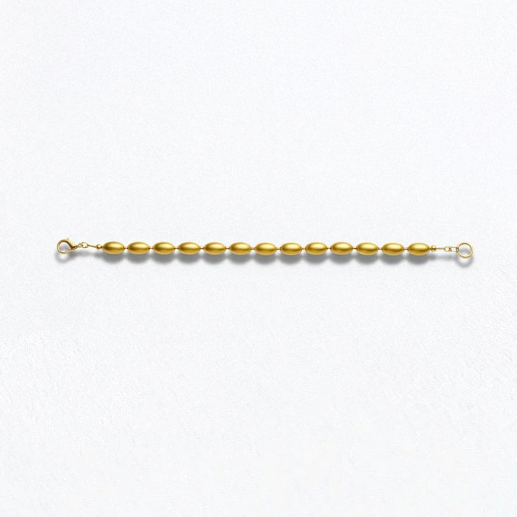 Bracelet acier inoxydable or Louna Bellaime 5