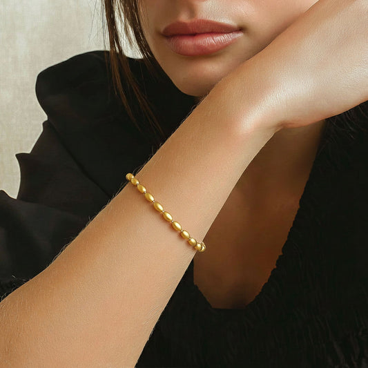 Bracelet Louna - Acier inoxydable - Couleur or