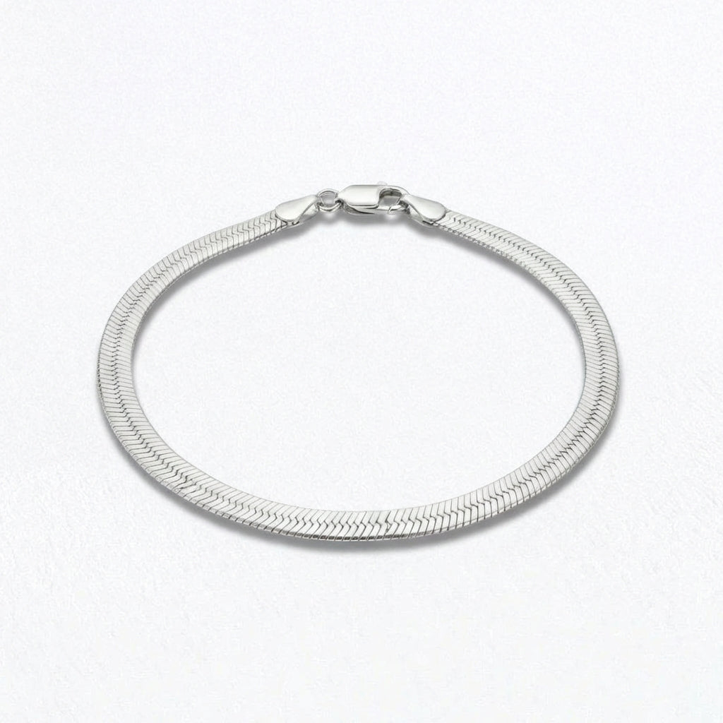 Bracelet cobra argent 925 Rhodié Bellaime