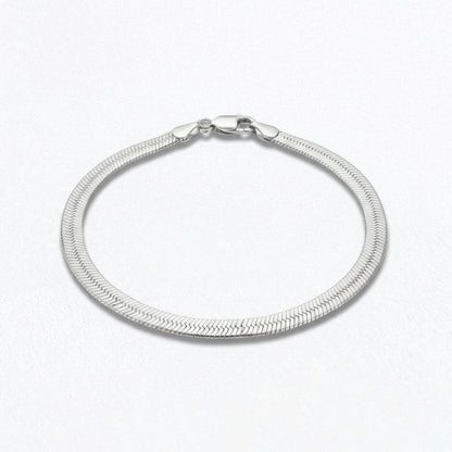 Bracelet cobra argent 925 Rhodié Bellaime