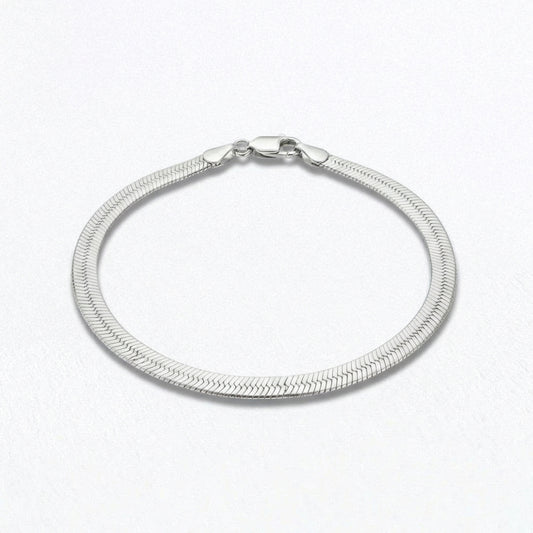 Bracelet cobra argent 925 Rhodié Bellaime