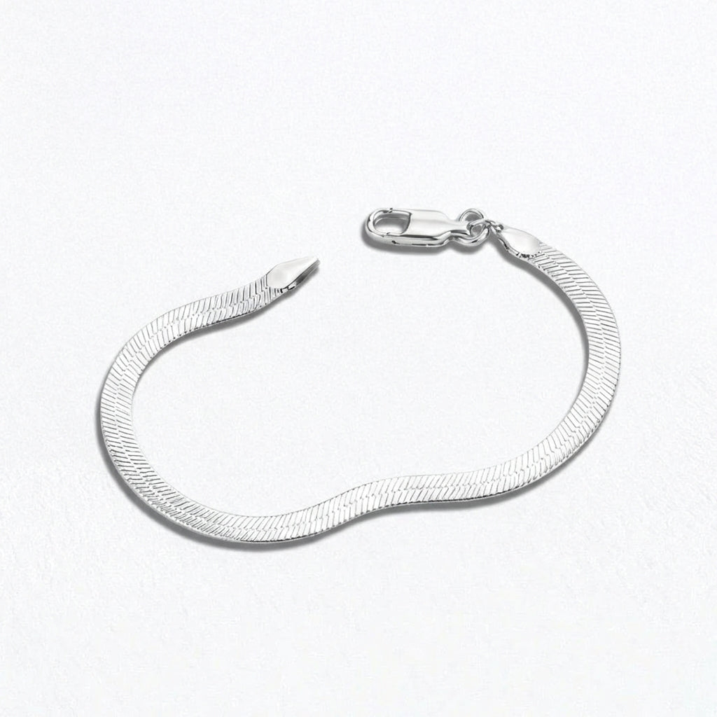 Bracelet cobra argent 925 Rhodié Bellaime 5