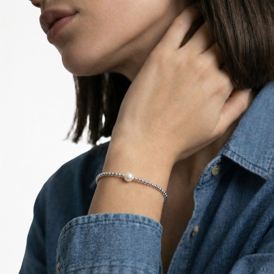 Bracelet perle argent 925 Raphaelle Bellaime 4